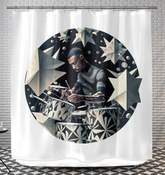 Rhythmic Reverie Shower Curtain